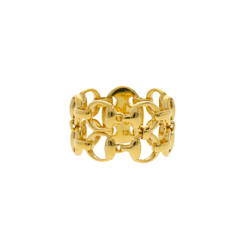 GUCCI K18ホースビットリング//Aランク/84