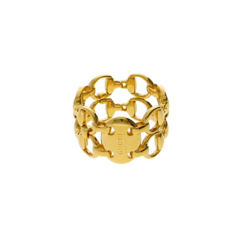 GUCCI K18ホースビットリング//Aランク/84