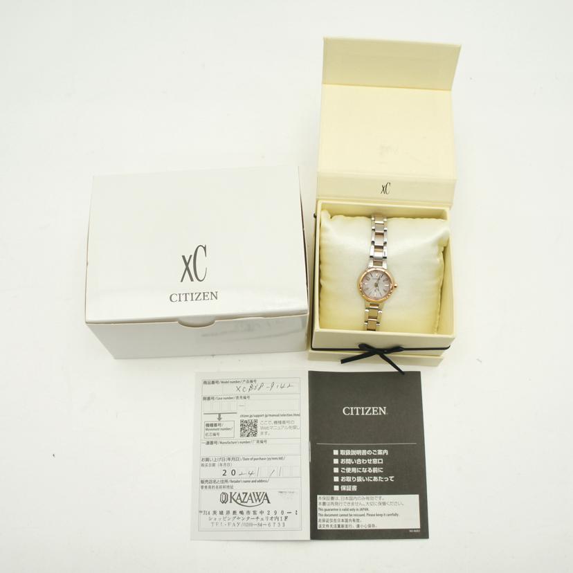 CITIZEN シチズン/xC/レディース/電波ソーラー/XCB38-9142//052******/Aランク/20