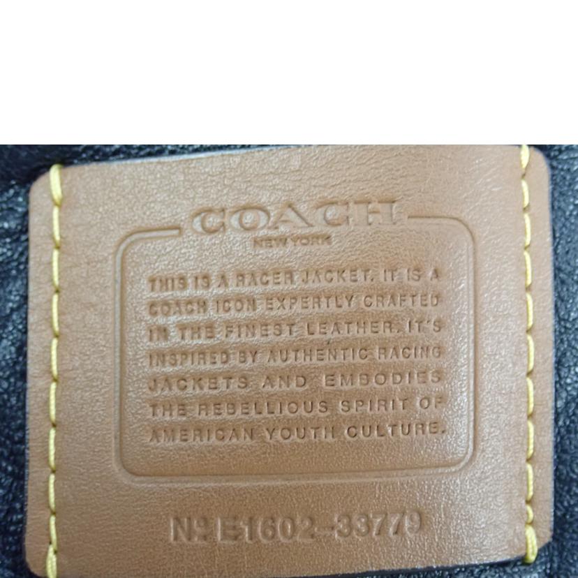 COACH コーチ/シングルライダースジャケット/33779//ABランク/62