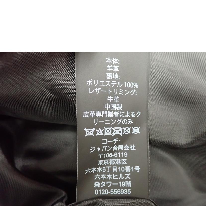 COACH コーチ/シングルライダースジャケット/33779//ABランク/62