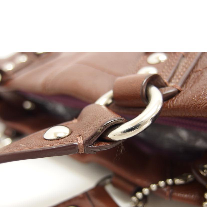 COACH コーチ/アシュレイレザー/キャリーオール/2WAYショルダーバッグ/ブラウン/F1094//H10**/ABランク/04