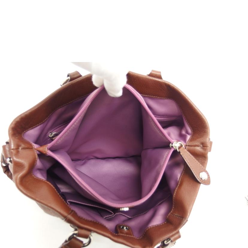 COACH コーチ/アシュレイレザー/キャリーオール/2WAYショルダーバッグ/ブラウン/F1094//H10**/ABランク/04