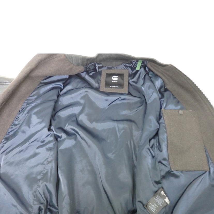 G-STAR RAW/MULTI POCKET VARSITY LEATHER JACKET//ABランク/84