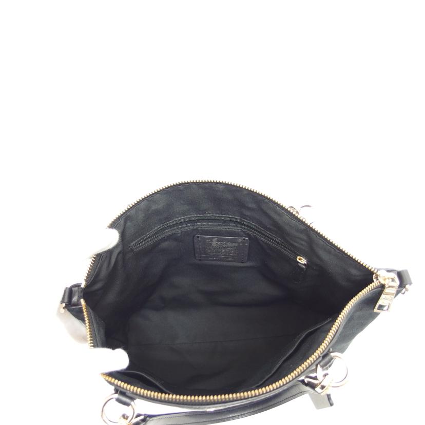 COACH コーチ/レザー2WAYショルダーバッグ/ブラック/F11832//E17**/ABランク/04