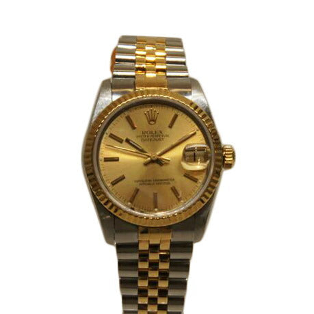 ROLEX ロレックス/デイトジャストボーイズYGSSコンビ/シャンパンゴールド/68273//N25****/Bランク/92