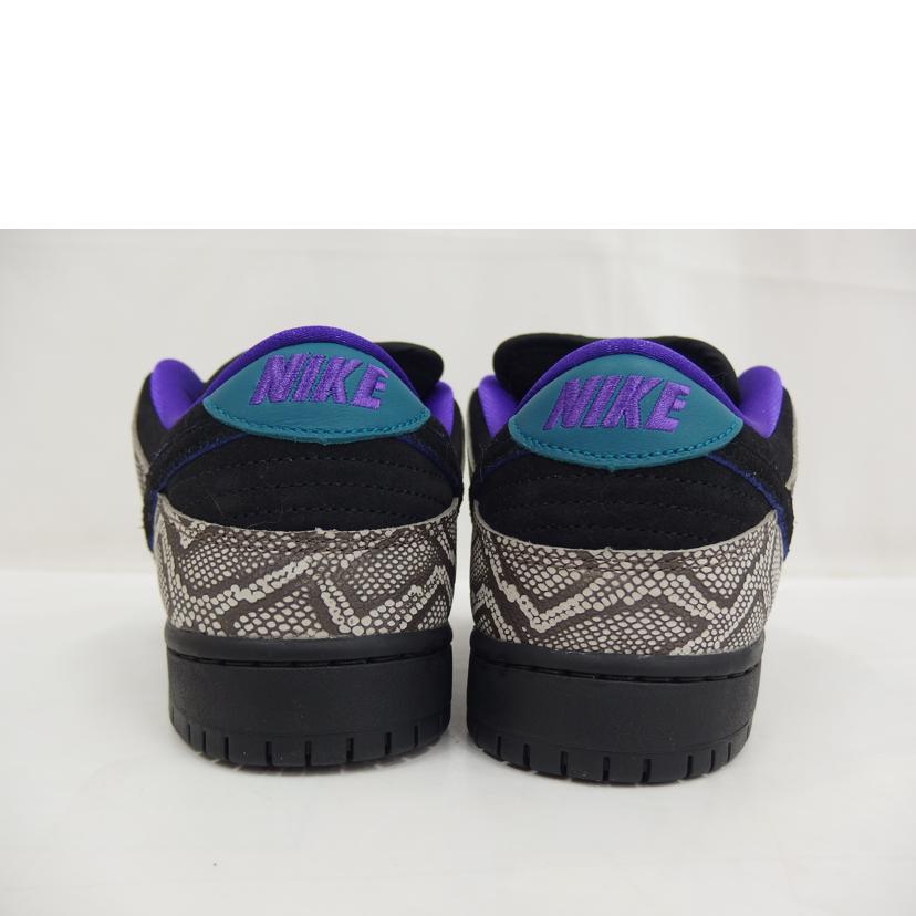 NIKE NIKE/DashawnJordan×NikeSB/DunkLow/黒紫スネーク/IB6208-200//サイズ27.5cm/ABランク/82