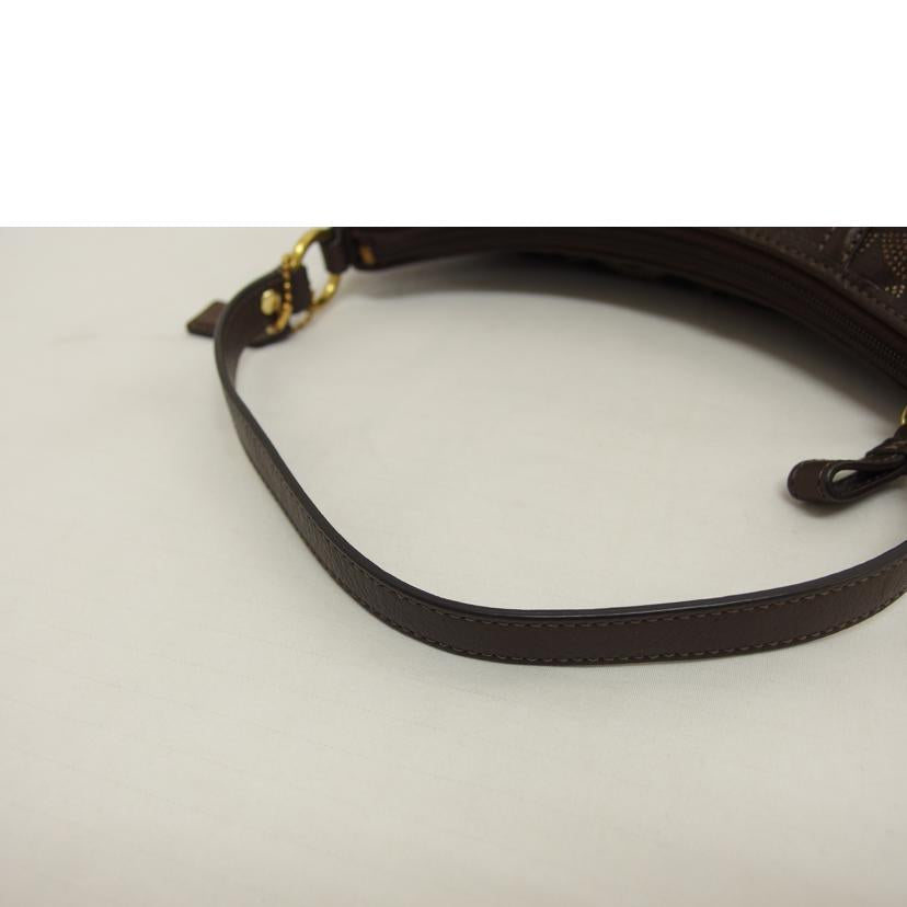 COACH コーチ/マディソンオプアート/ワンショルダーバッグ/ブラウン/44379//G10**/Aランク/04