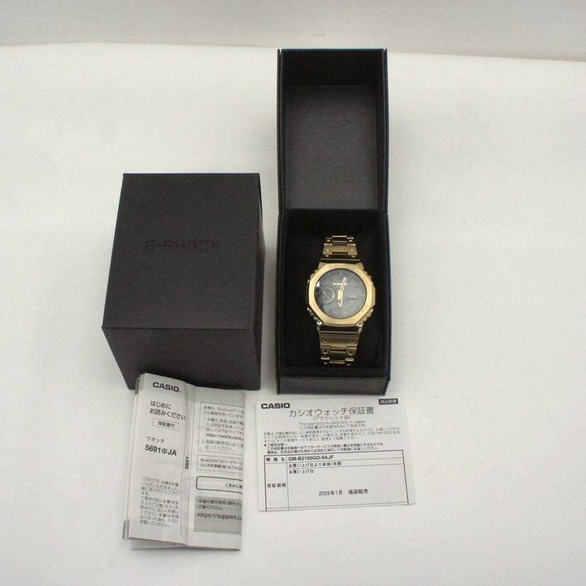 CASIO カシオ/G-SHOCK フルメタル アナデジ/GM-B2100GD-9AJF//001*****/Aランク/09