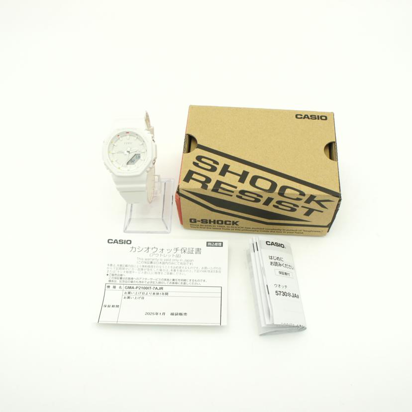 CASIO カシオ/G-SHOCK アナデジ ITZYコラボレーションモデル/GMA-P2100IT-7AJR//Aランク/09