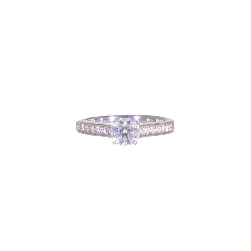 Pt900ダイヤリング0.522/0.16ct//Aランク/69