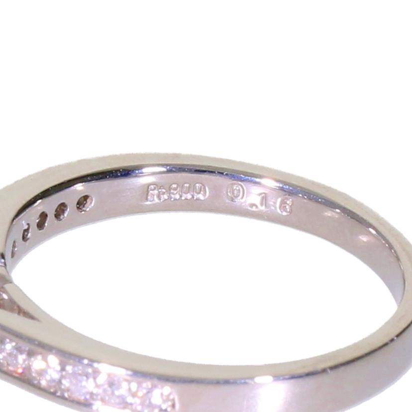Pt900ダイヤリング0.522/0.16ct//Aランク/69