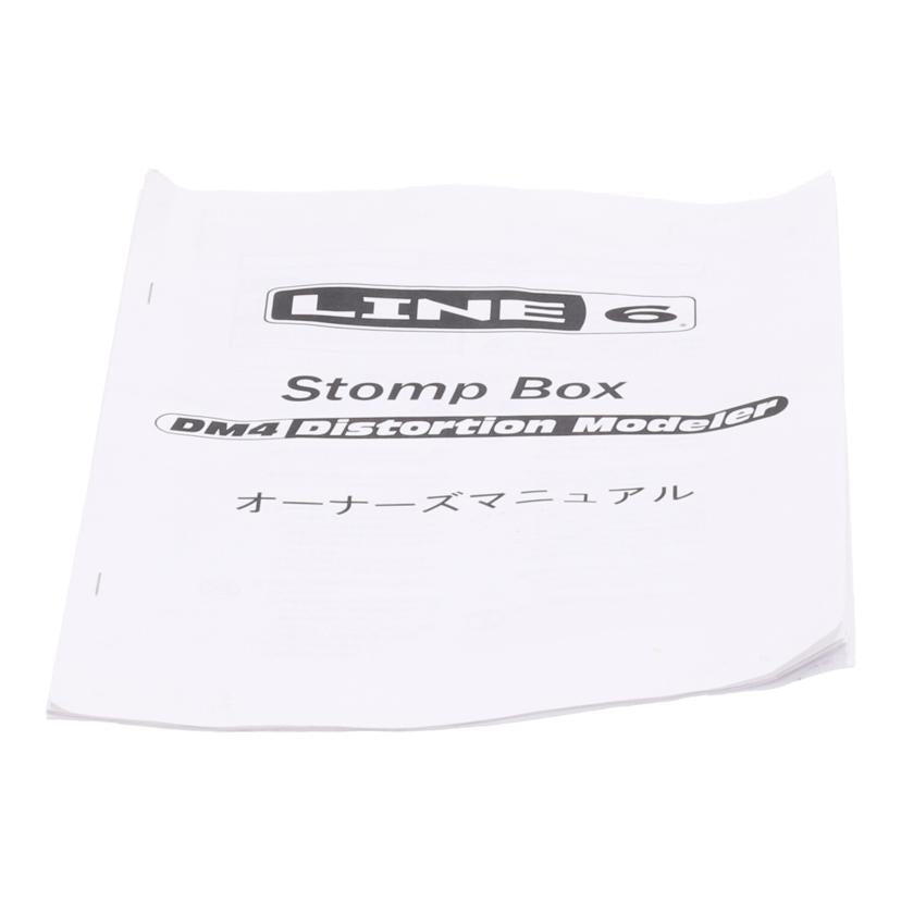LINE6 ライン6 /マルチエフェクター/歪み系/DM4 Distortion Modeler//21DSM0P5631000041/ABランク/37
