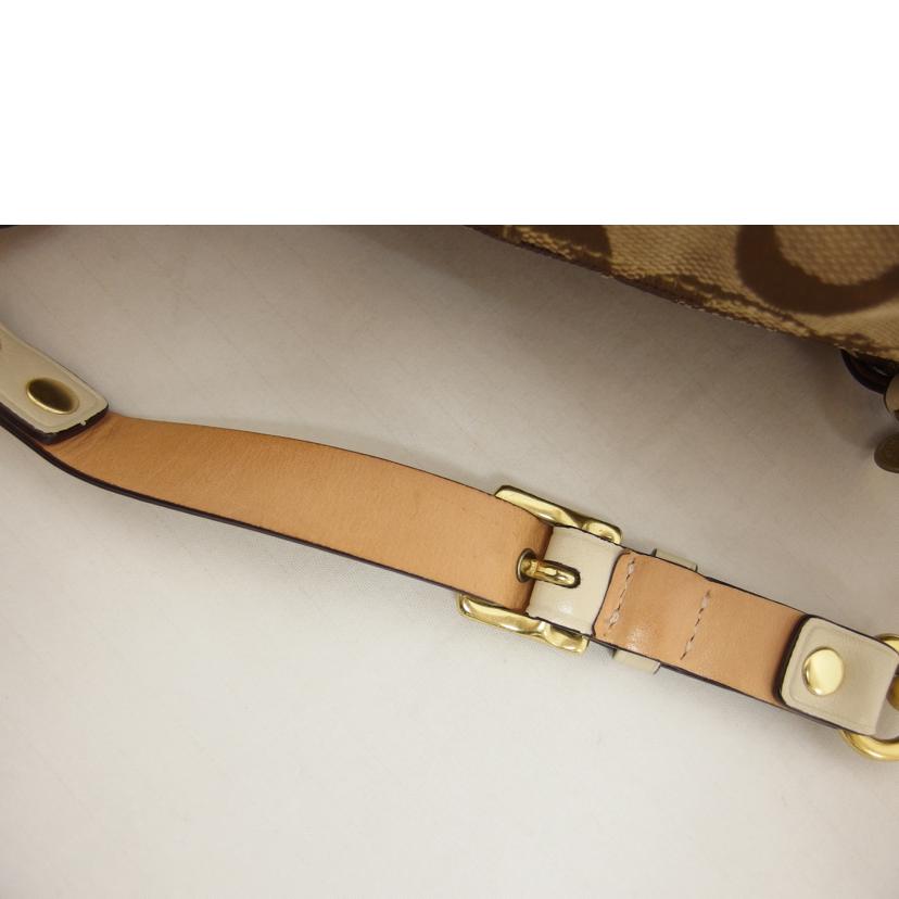 COACH コーチ/シグネチャーキャンバス×レザー ハンドポーチ/ハンドバッグ/40024//F06*/Aランク/04