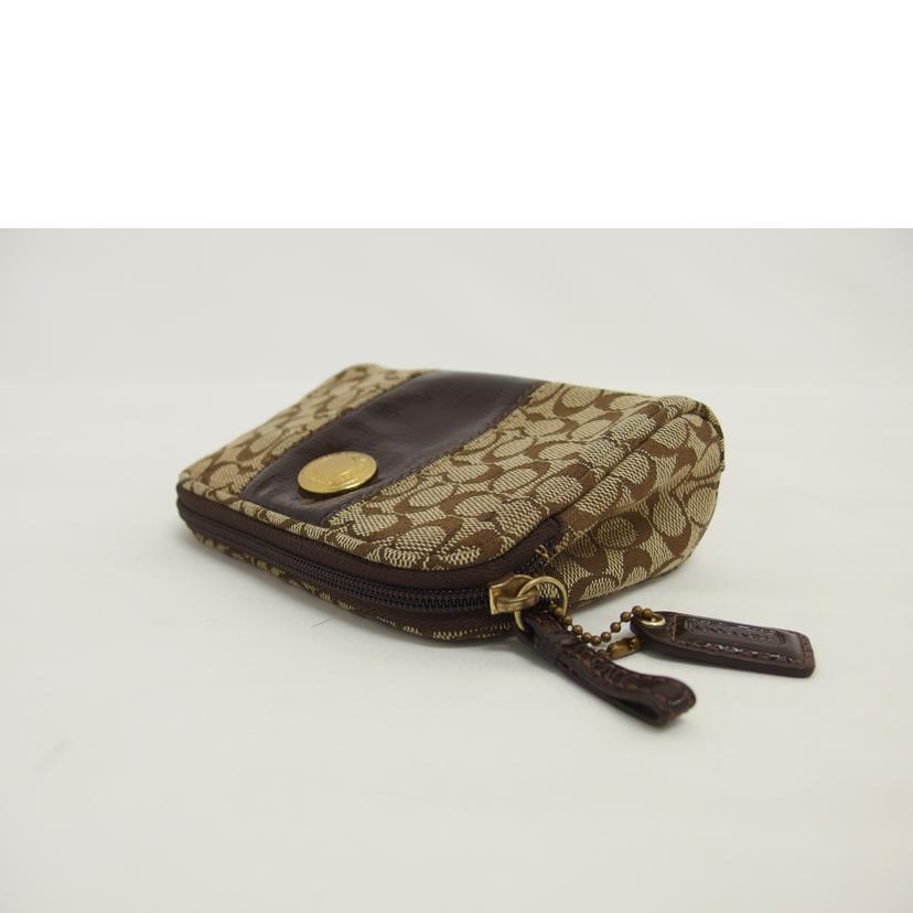 COACH コーチ/ミニシグネチャー/コスメポーチ/マルチケース//Aランク/04