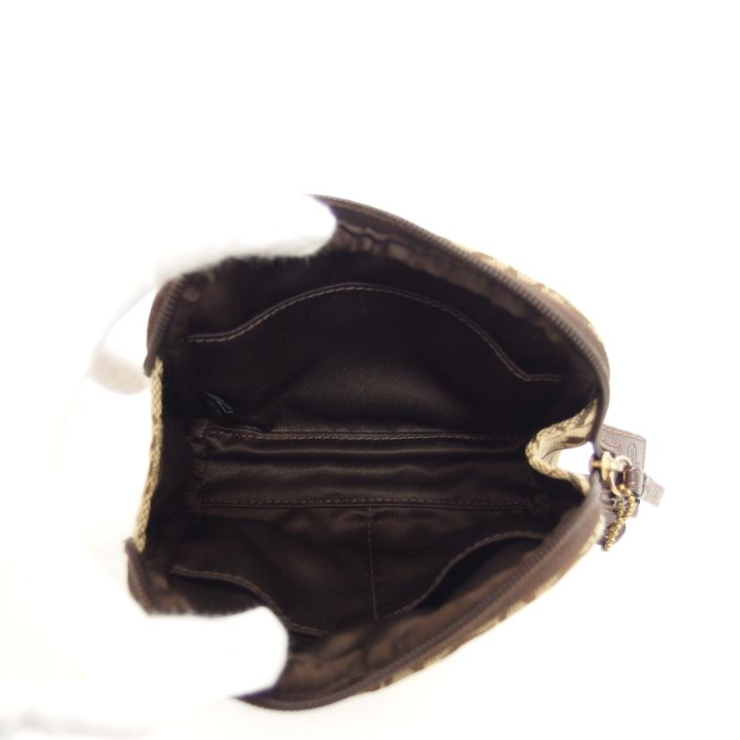 COACH コーチ/ミニシグネチャー/コスメポーチ/マルチケース//Aランク/04