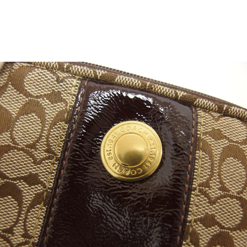 COACH コーチ/ミニシグネチャー/コスメポーチ/マルチケース//Aランク/04