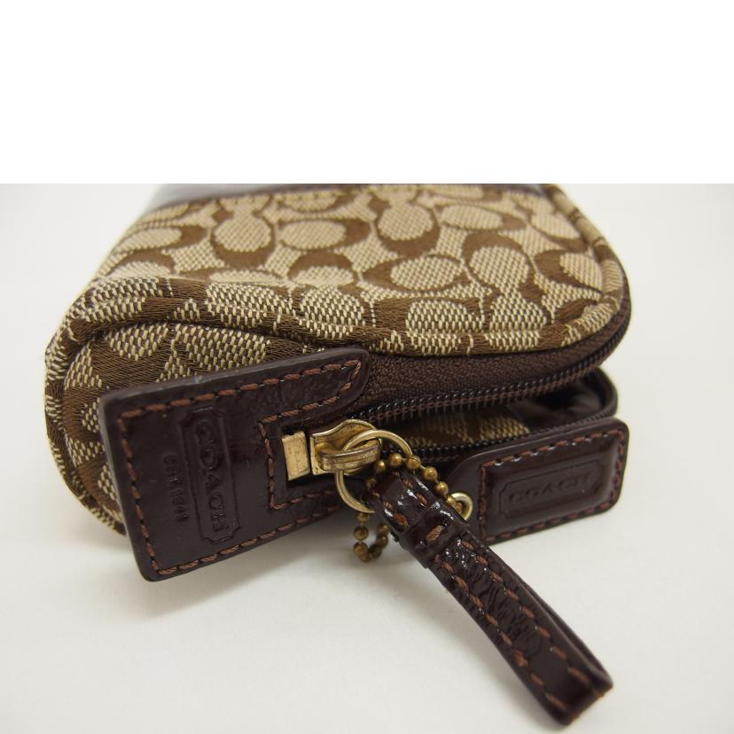 COACH コーチ/ミニシグネチャー/コスメポーチ/マルチケース//Aランク/04