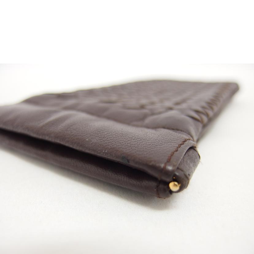 BOTTEGA VENETA ボッテガ/ソフトメガネケース/イントレチャート/ブラウン//ABランク/04