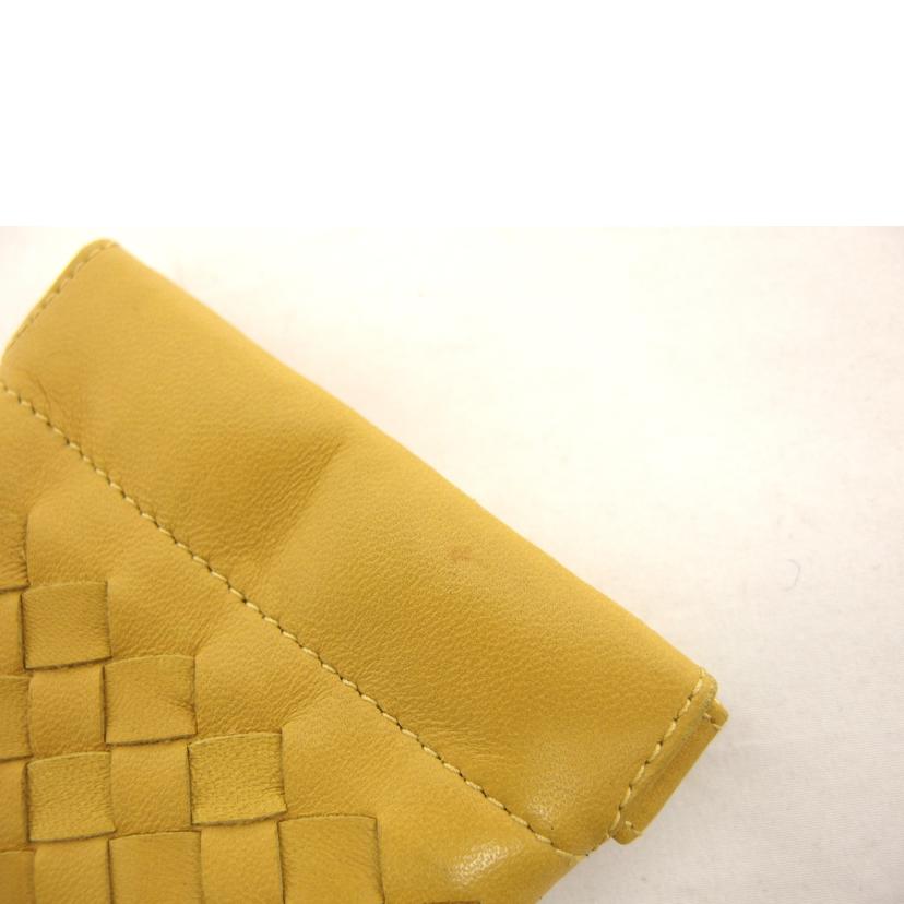 BOTTEGA VENETA ボッテガ/ソフトメガネケース/イントレチャート/イエロー//Bランク/04