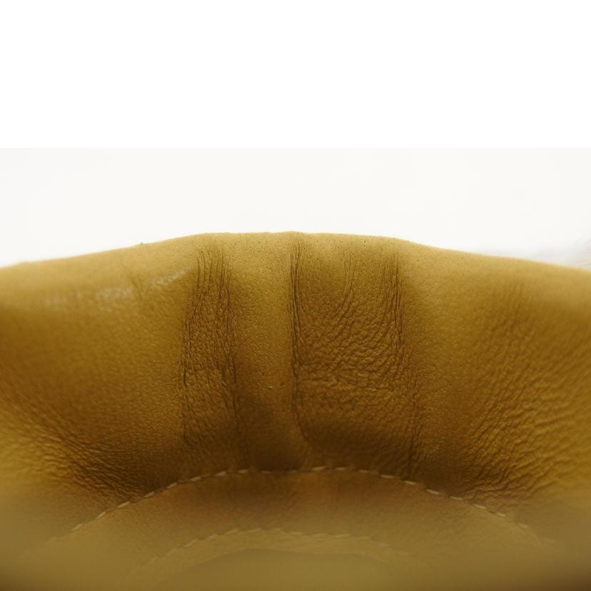 BOTTEGA VENETA ボッテガ/ソフトメガネケース/イントレチャート/イエロー//Bランク/04