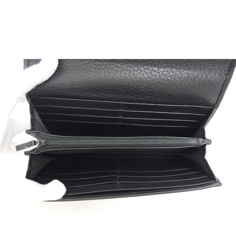 GUCCI グッチ/ソーホーインターロッキングG/二つ折り長財布/ブラック/282414//218*/Bランク/04