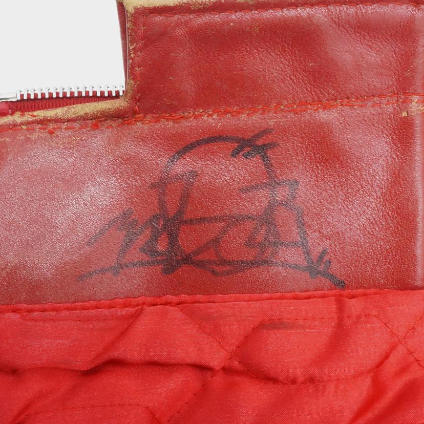 DOG FIGHT ドッグファイト/DOG FIGHT ライダース レザージャケット RED//Bランク/78