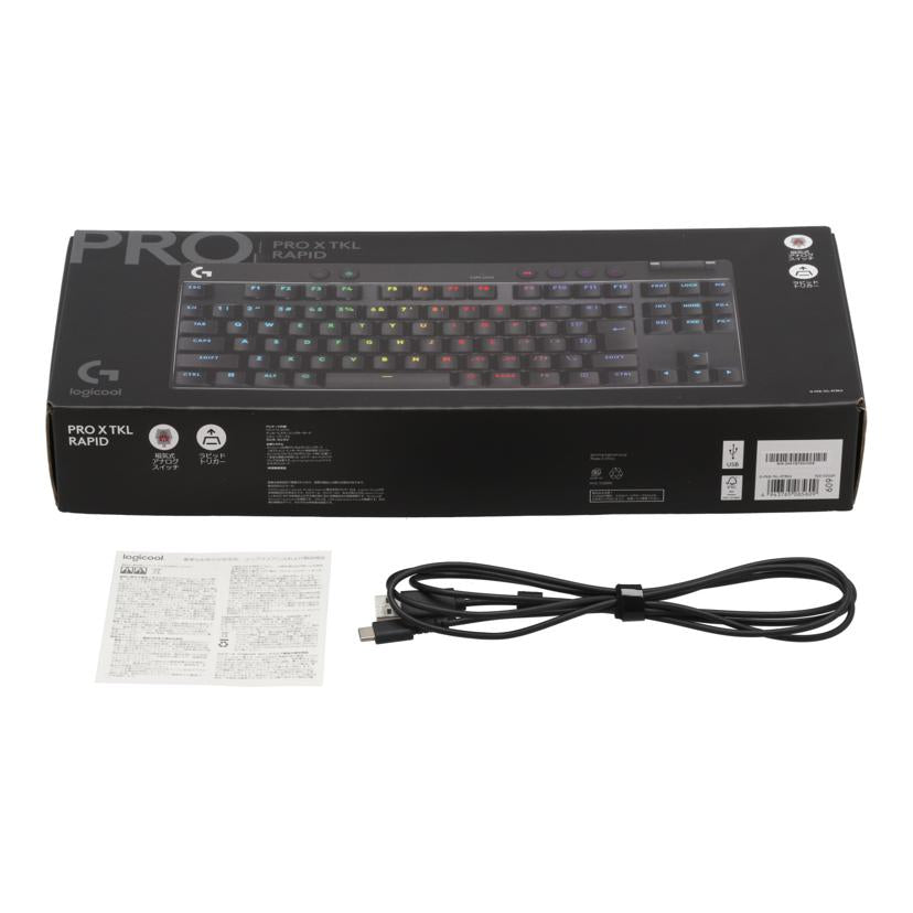 Logicool ロジクール/ゲーミングキーボード/PRO X TKL RAPID/G-PKB-TKL-RTBKd//2441GT00J5D9/Bランク/42