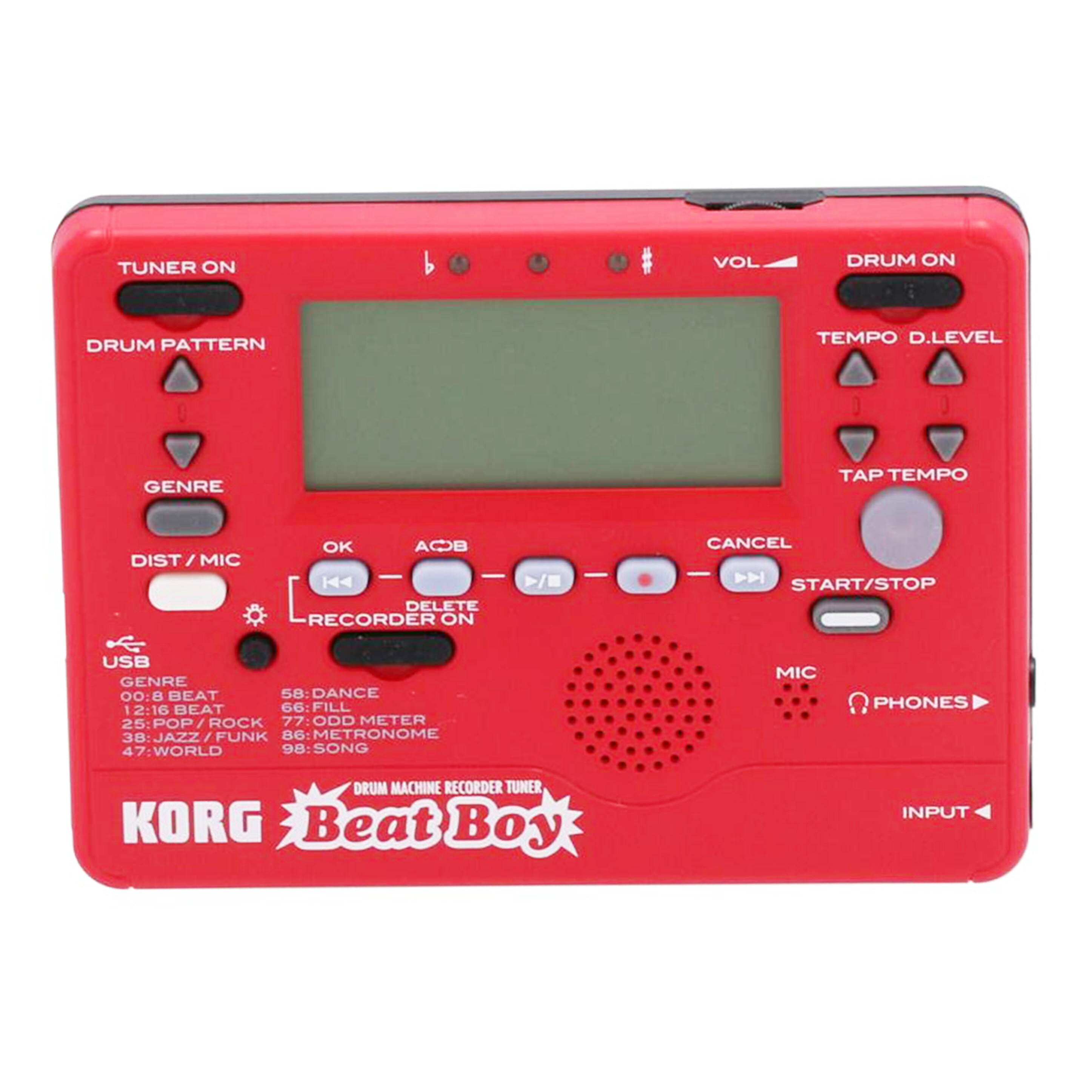 KORG コルグ /ドラムマシン・レコーダー・チューナー/BeatBoy//14-03/Aランク/37