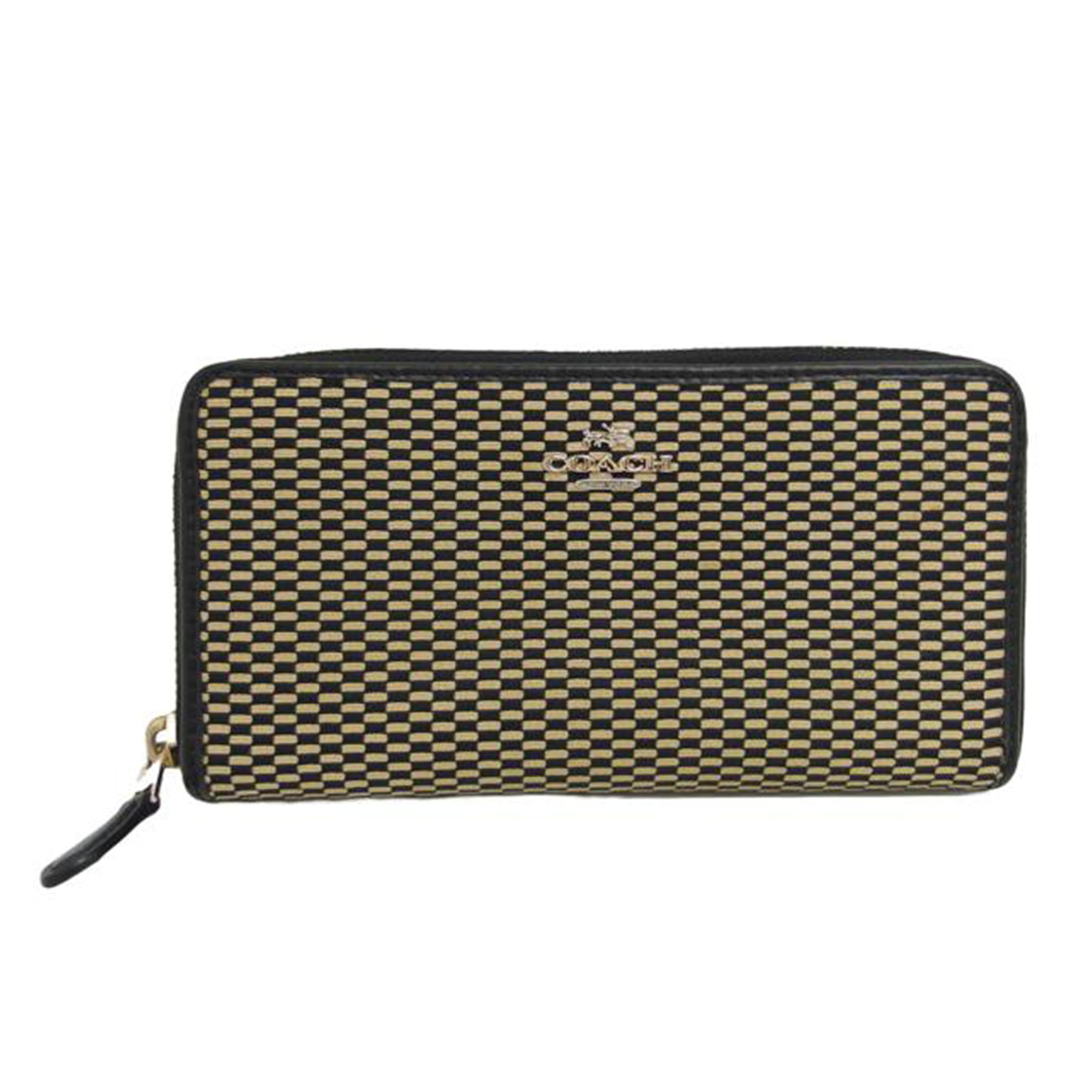 COACH コーチ/レガシージャガード/ラウンドファスナー長財布/F13677//F17**/ABランク/04