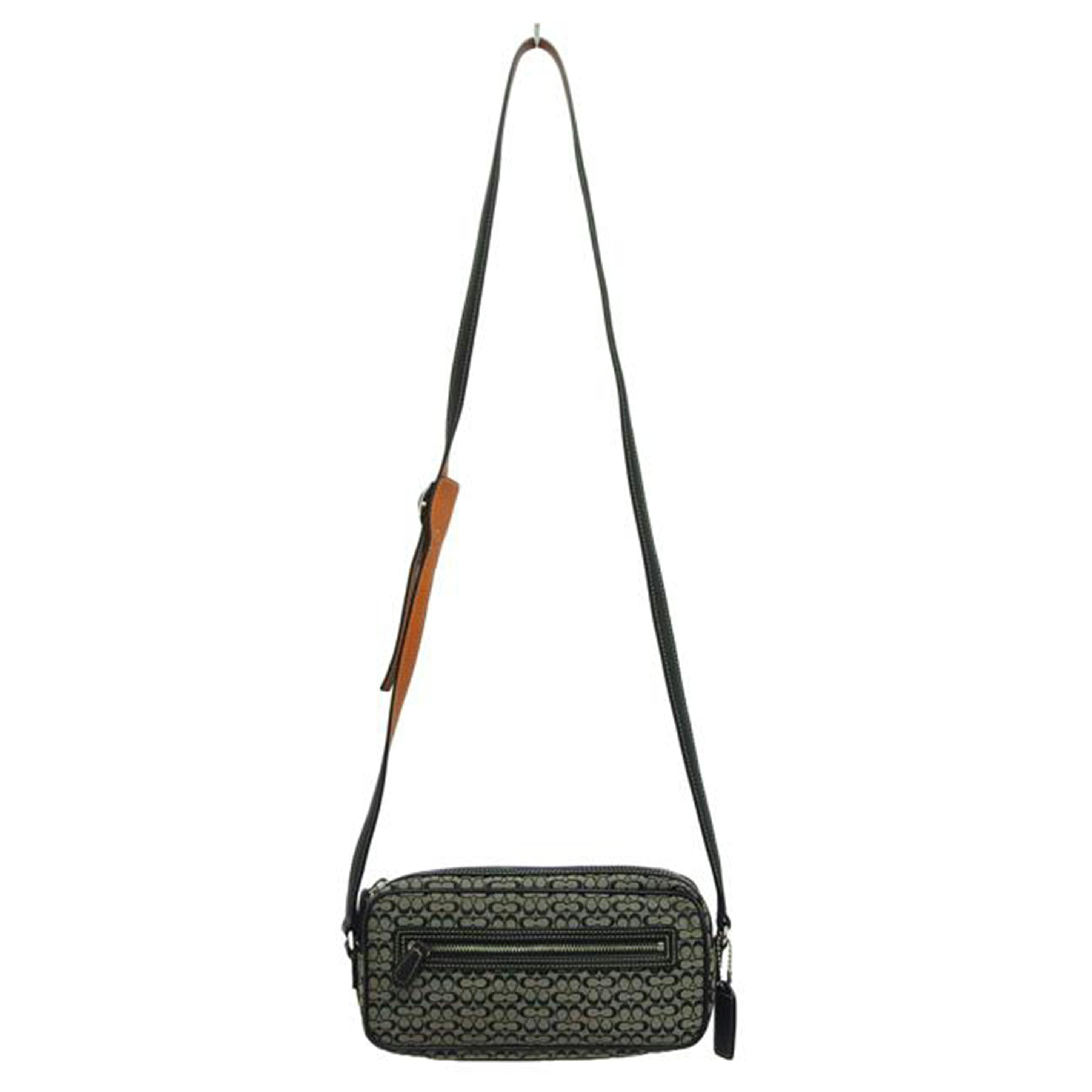 COACH コーチ/ミニシグネチャー/キャンバス×レザー/ミニショルダーバッグ/6341//F3J/ABランク/04