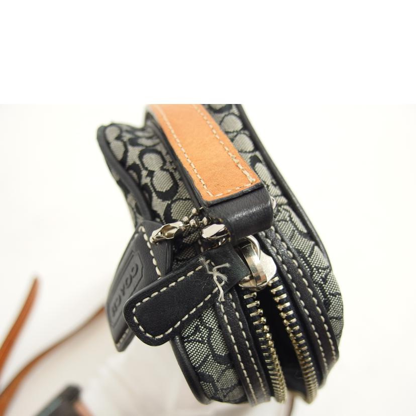 COACH コーチ/ミニシグネチャー/キャンバス×レザー/ミニショルダーバッグ/6341//F3J/ABランク/04