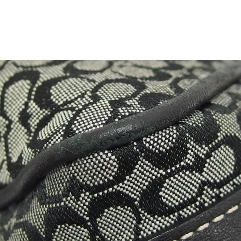 COACH コーチ/ミニシグネチャー/キャンバス×レザー/ミニショルダーバッグ/6341//F3J/ABランク/04