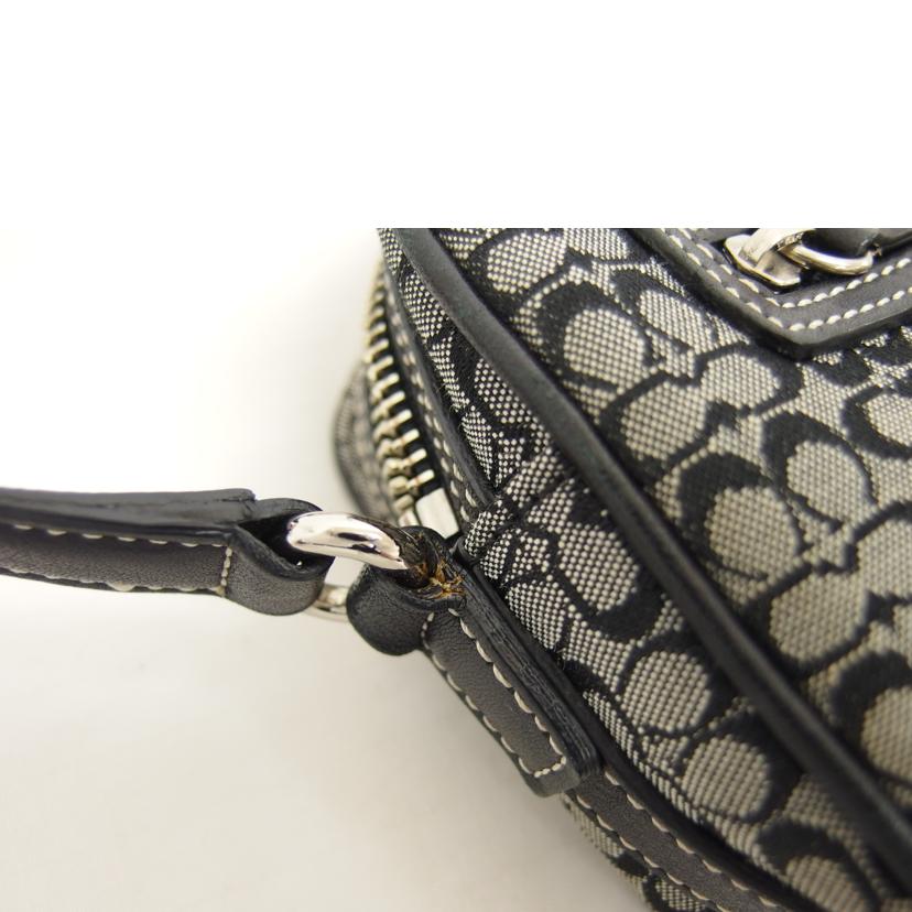 COACH コーチ/ミニシグネチャー/キャンバス×レザー/ミニショルダーバッグ/6341//F3J/ABランク/04