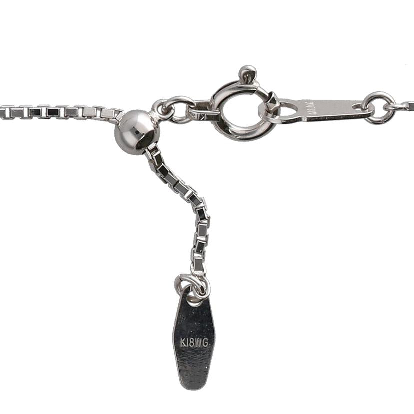 K18WGダイヤネックレス//Aランク/67