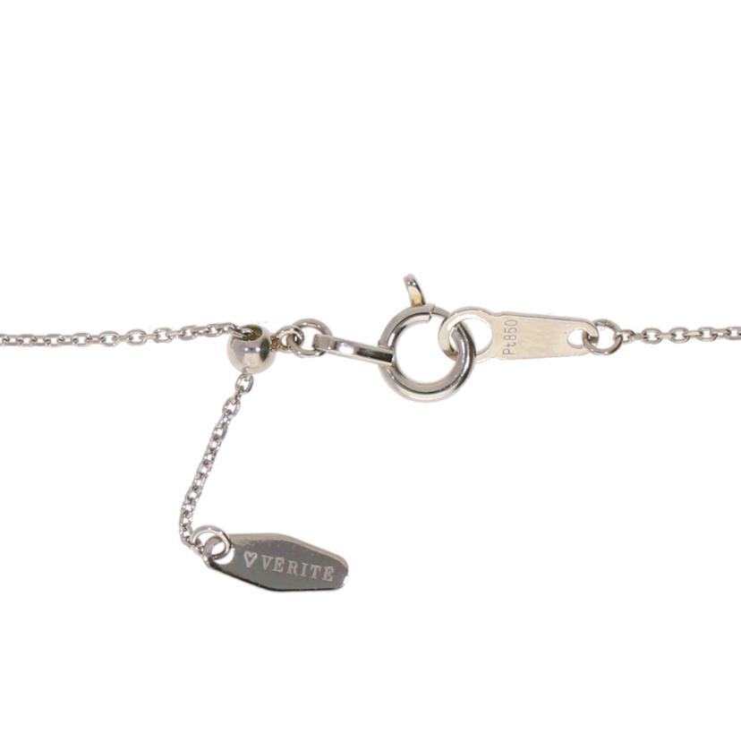 Pt850/900ダイヤネックレス0.224/0.08ct//Aランク/69