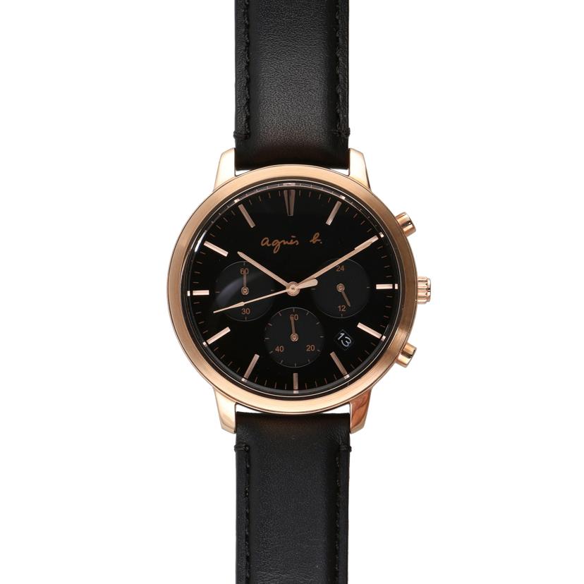 agnes.b アニエスベー/メンズクロノグラフ/クオーツ/VD53-KWB0//Aランク/75