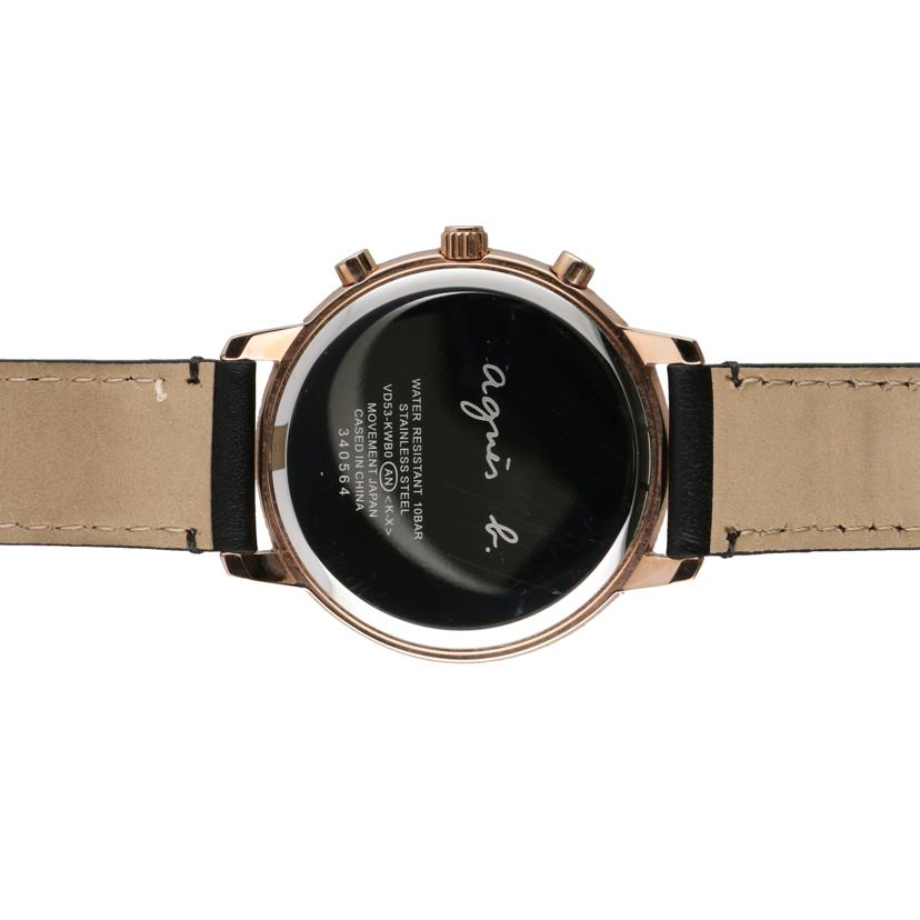 agnes.b アニエスベー/メンズクロノグラフ/クオーツ/VD53-KWB0//Aランク/75