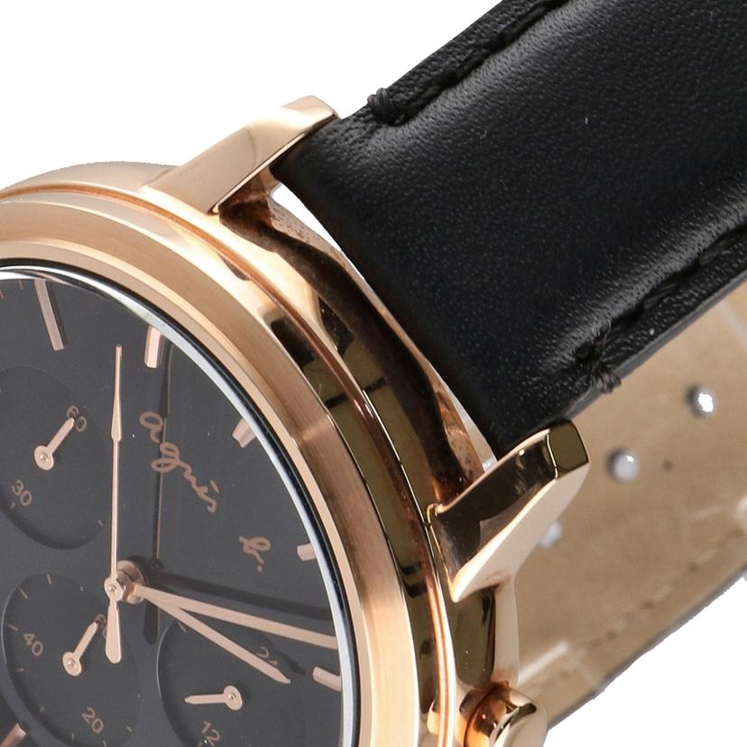 agnes.b アニエスベー/メンズクロノグラフ/クオーツ/VD53-KWB0//Aランク/75