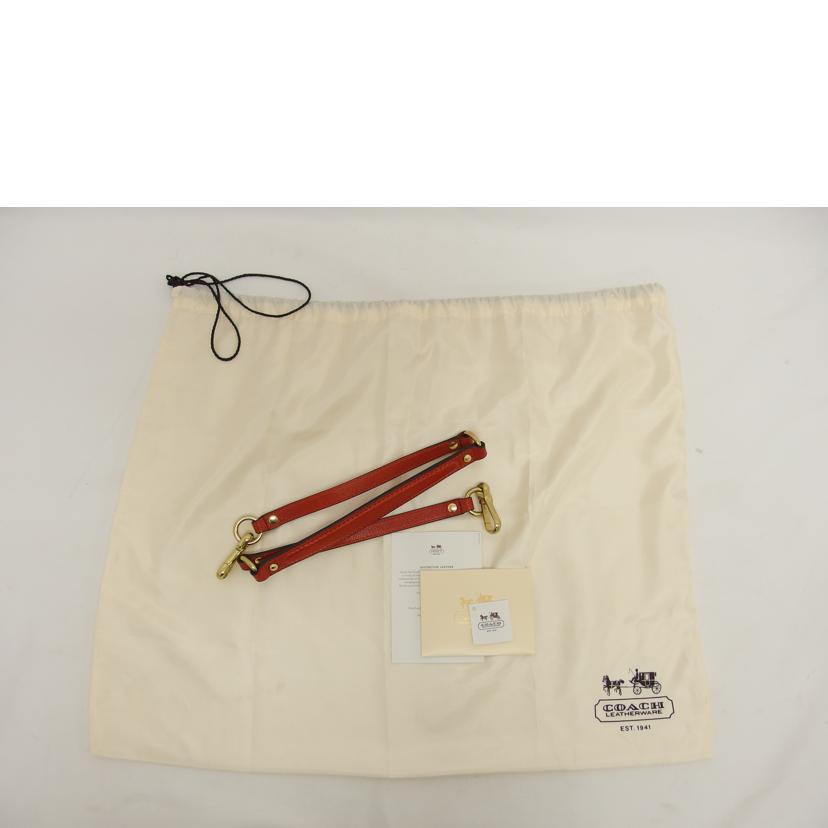 COACH コーチ/マディソンレザー 2WAYトートバッグ/オレンジ系/18641//G11**/Aランク/04