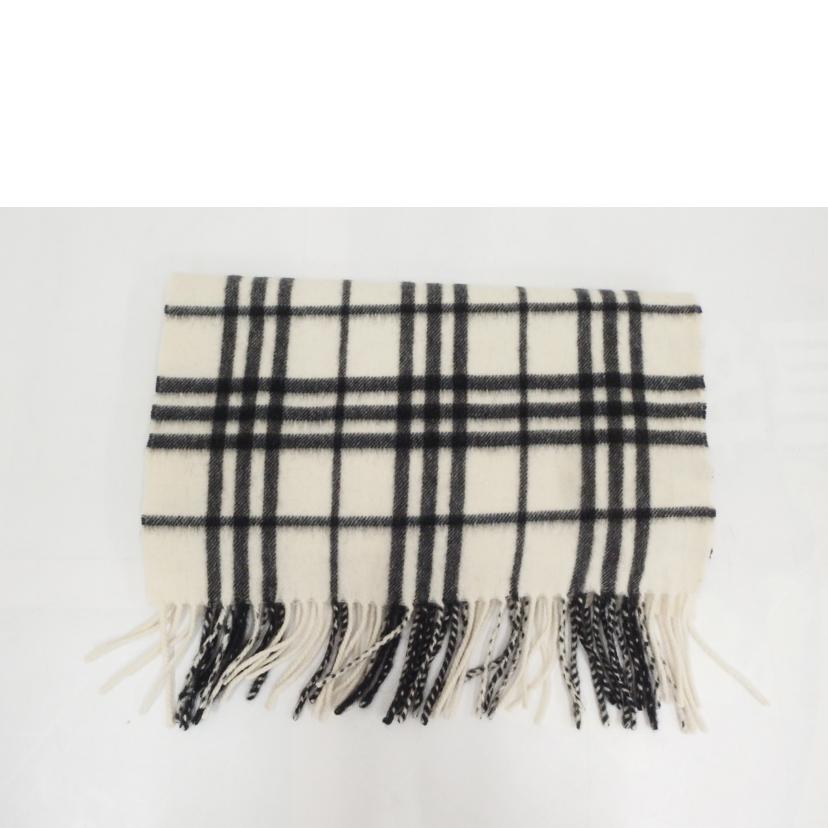 BURBERRY バーバリー/BURBERRY カシミヤマフラー/ホワイト//BCランク/82