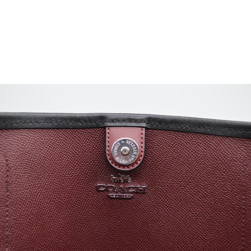 COACH コーチ/ラグジュアリーシグネチャーシティレザートート/5696//H22**/Aランク/89