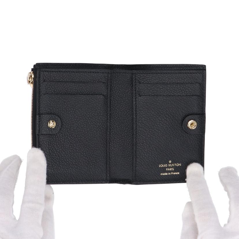 LOUIS VUITTON ルイ・ヴィトン/ポルトフォイユ・リサ/モノグラムアンプラント/ノワール/M83365//RFI*/ABランク/94