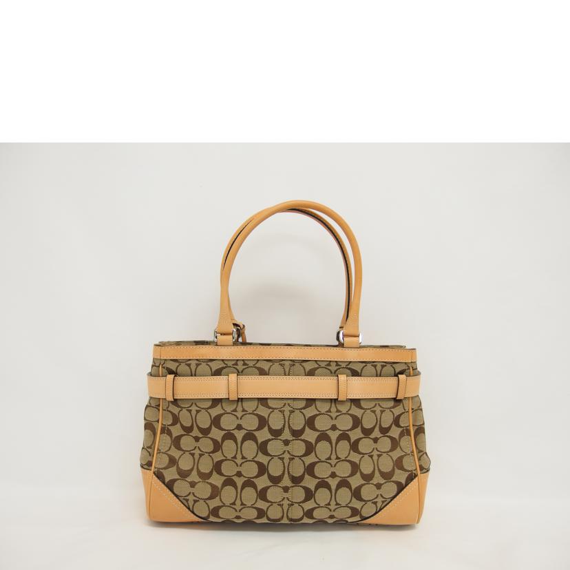 COACH コーチ/シグネチャーキャリーオール/ハンドバッグ/8K07//C06*/ABランク/04