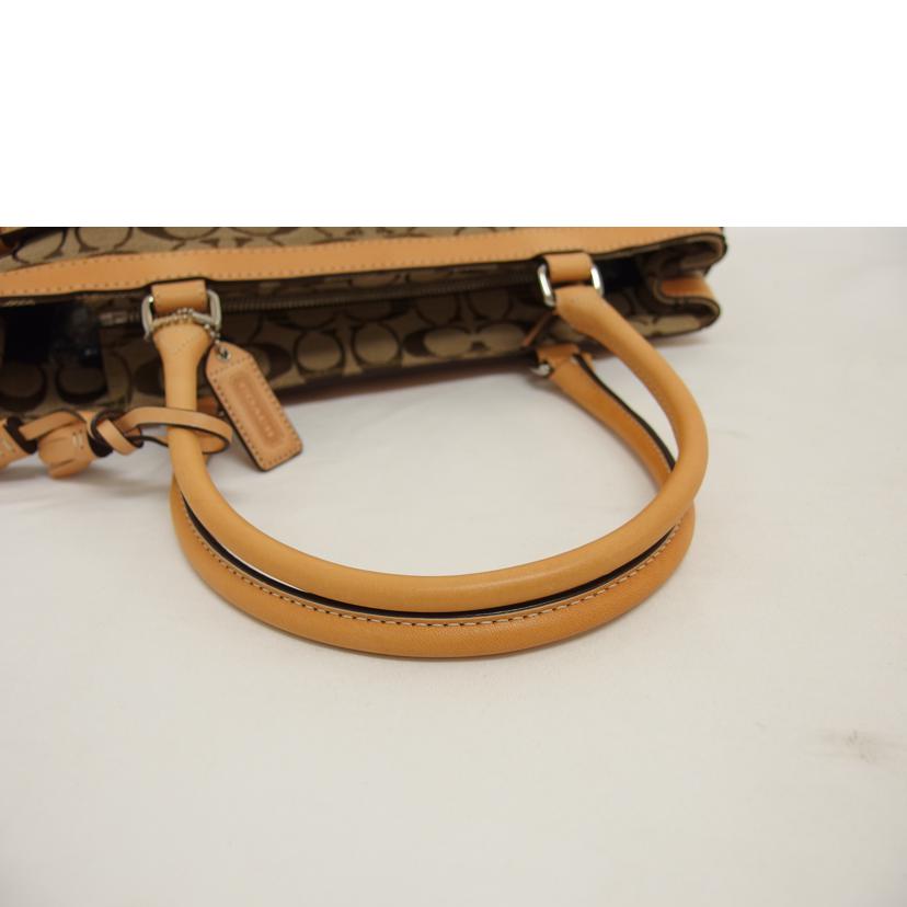 COACH コーチ/シグネチャーキャリーオール/ハンドバッグ/8K07//C06*/ABランク/04