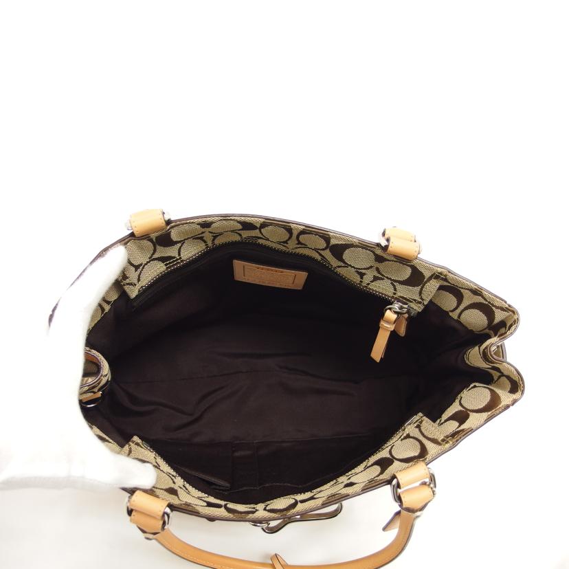 COACH コーチ/シグネチャーキャリーオール/ハンドバッグ/8K07//C06*/ABランク/04