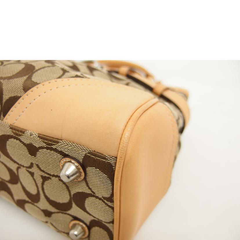 COACH コーチ/シグネチャーキャリーオール/ハンドバッグ/8K07//C06*/ABランク/04