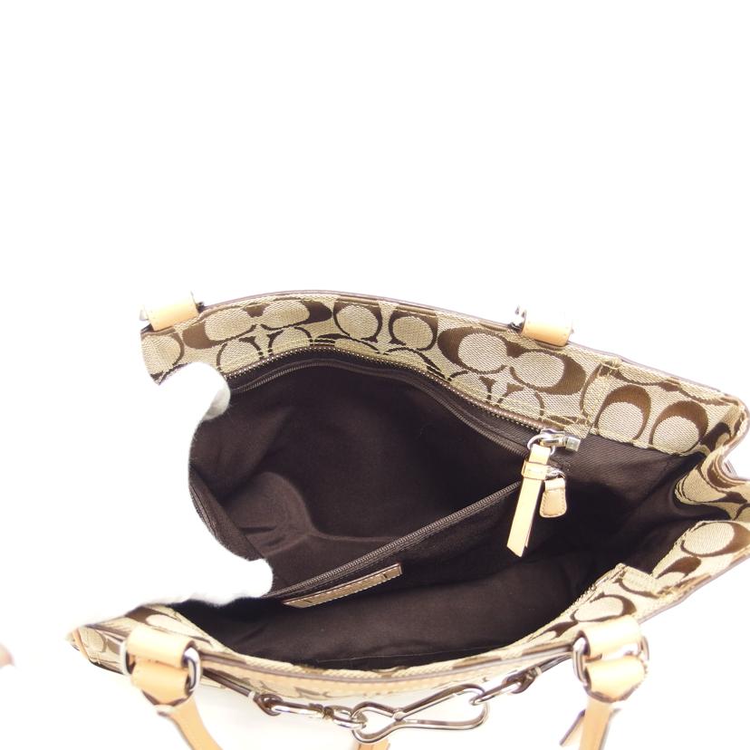 COACH コーチ/シグネチャーキャリーオール/ハンドバッグ/8K07//C06*/ABランク/04