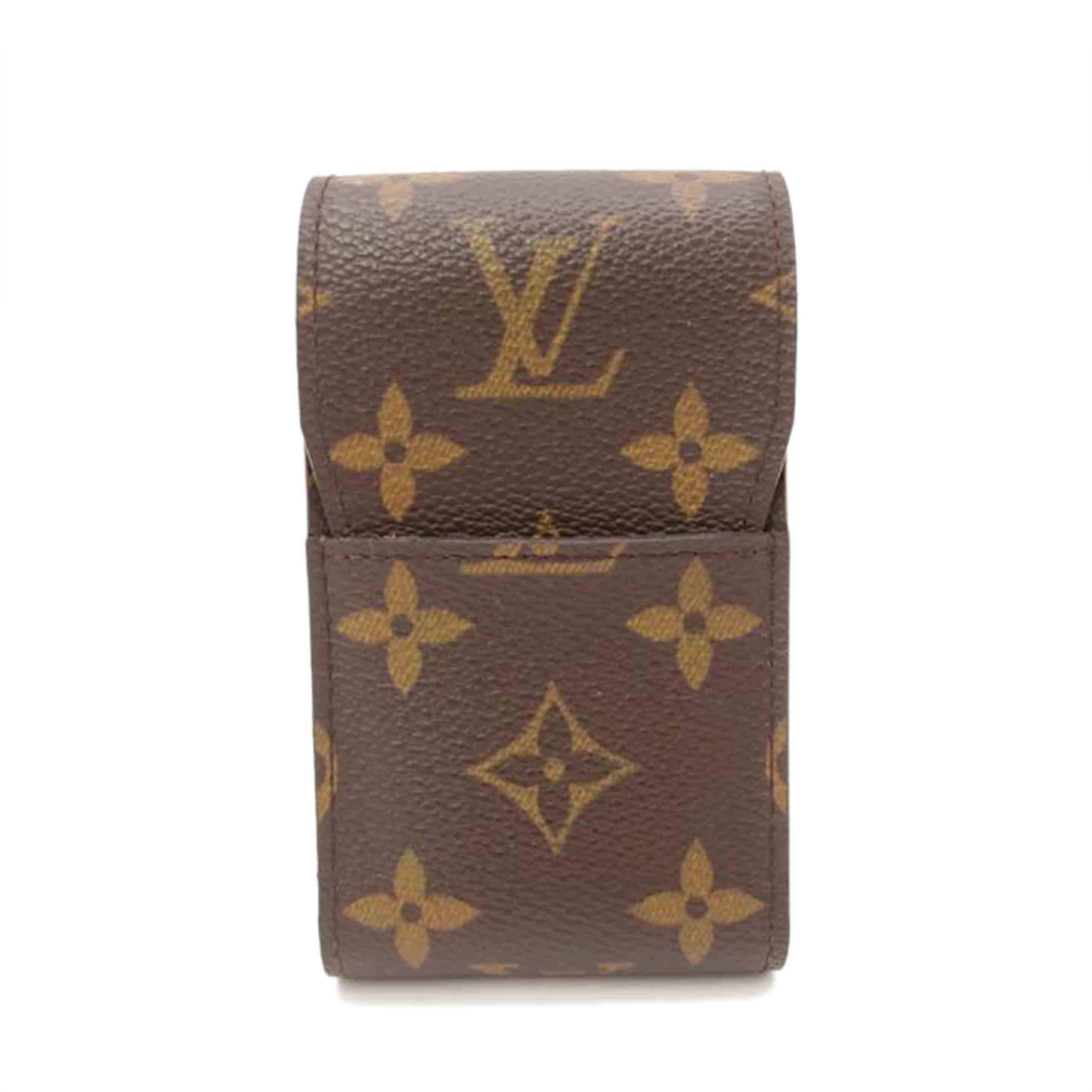 LOUIS VUITTON ルイヴィトン ビトン 茶 シガレットケース 小物入れ/エテュイ・シガレット/モノグラム/M63024//CT1***/ABランク/69