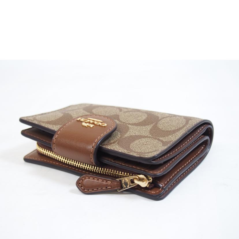 COACH コーチ/シグネチャーミディアムコーナージップウォレット/C0082//E27**/ABランク/71